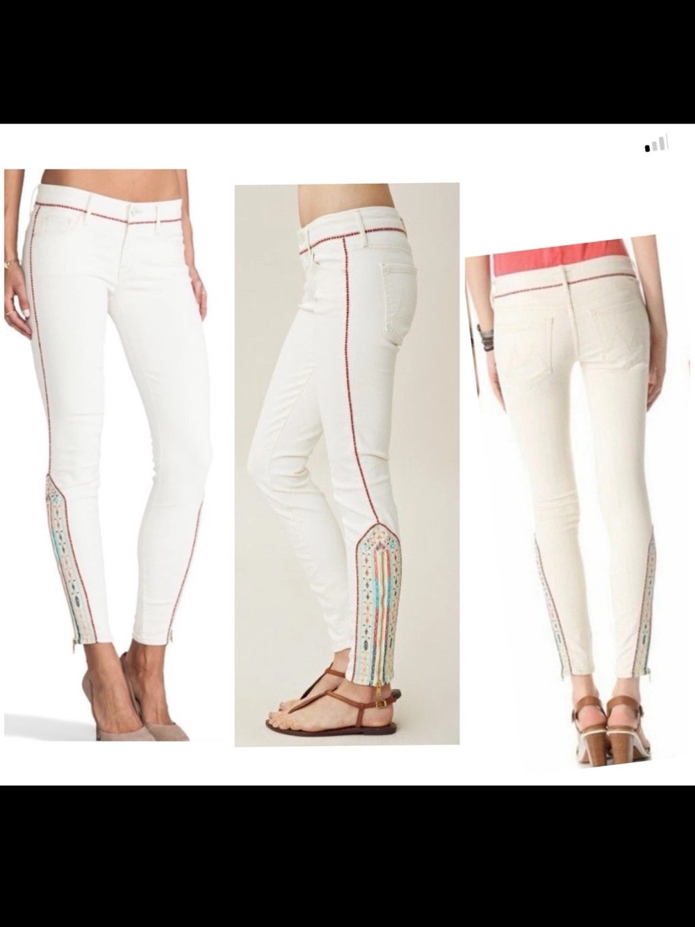 Mother The Looker Ankle Zip Barefoot
Princess Jeans Size 25